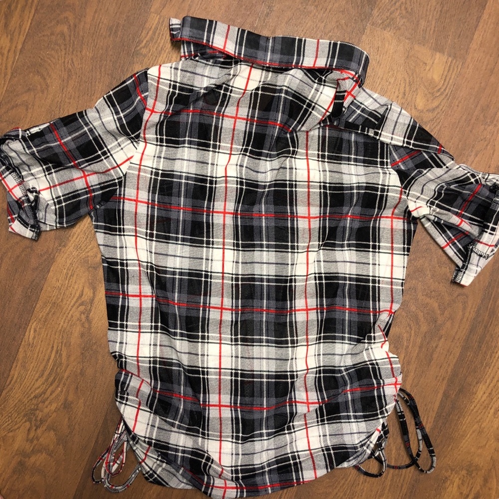 amang NY | plaid shirt | Size Small | S - Picture 3 of 5